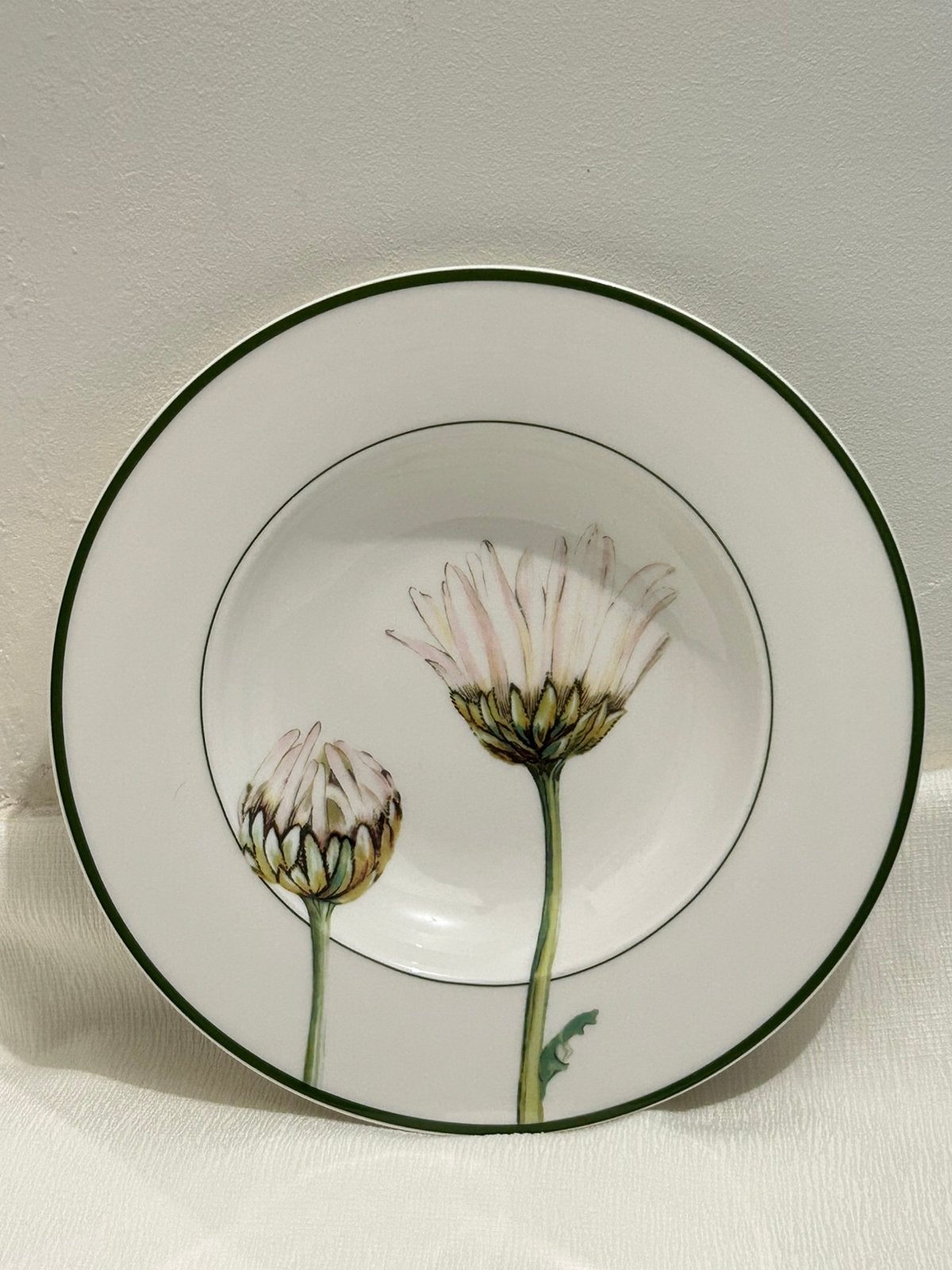 Zeldzaam Villeroy & Boch Flora Margriet - Set 6 Diepe Borden, Gebruikt, Villeroy & Boch, Ophalen of Verzenden, Bord(en)