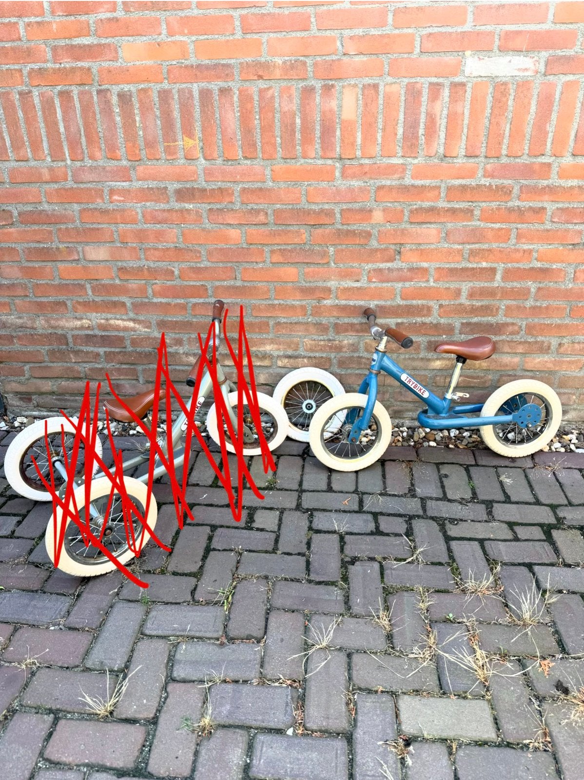 Trybike loopfiets blauw, Ophalen, Zo goed als nieuw, Overige merken