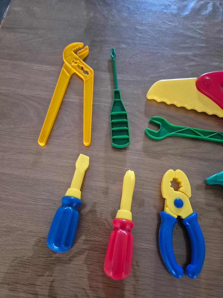 Grote set speelgoedgereedschap en constructiespeelgoed, Ophalen of Verzenden, Gebruikt, Jongen of Meisje