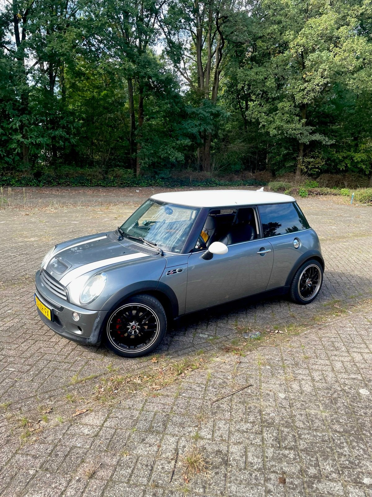 Mini cooper s  supercharger John Cooper Works 2002 Grijs, Voorwielaandrijving, Zwart, 4 cilinders, 4 stoelen
