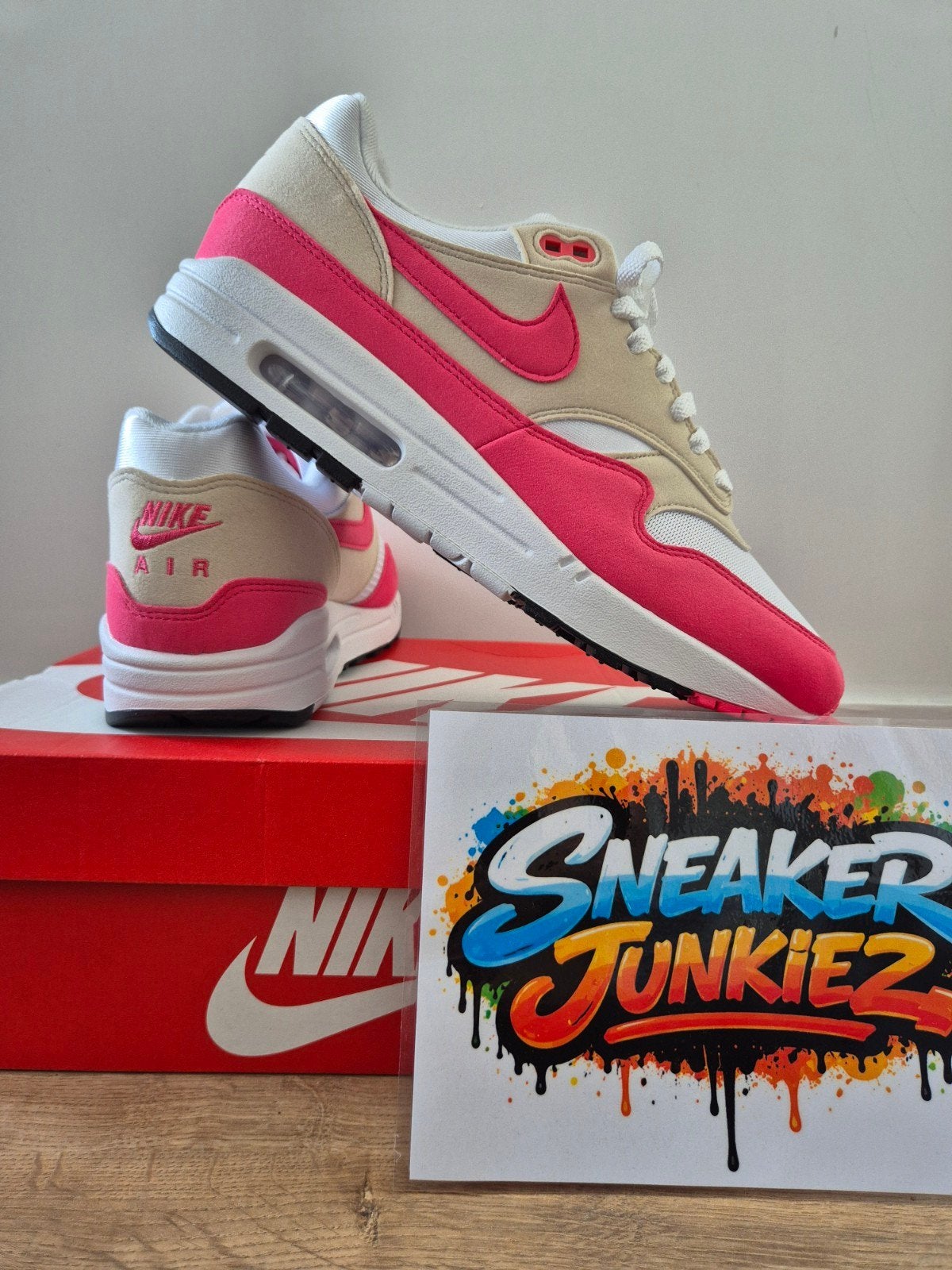 Nike air Max 1 "Aster Pink" maat 44, Nike air max, Overige kleuren, Nieuw, Ophalen of Verzenden