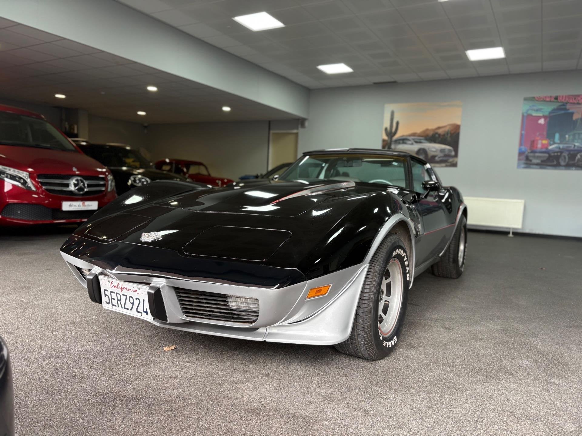 Chevrolet USA Corvette C3 Pace car, Auto's, Achterwielaandrijving, Gebruikt, Zwart, Bedrijf