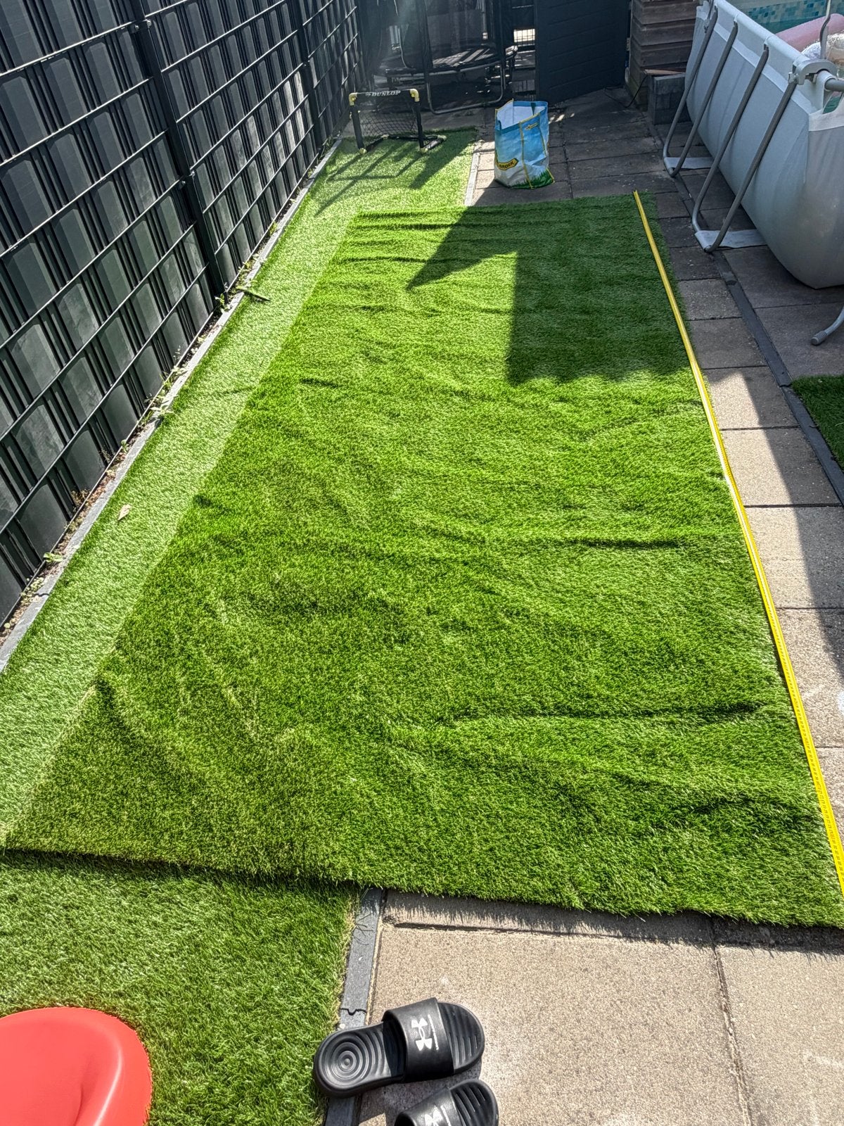 Kunstgrasstrook 400x170 cm - Zo goed als nieuw, Ophalen, Zo goed als nieuw, 20 m² of meer, Kunstgras