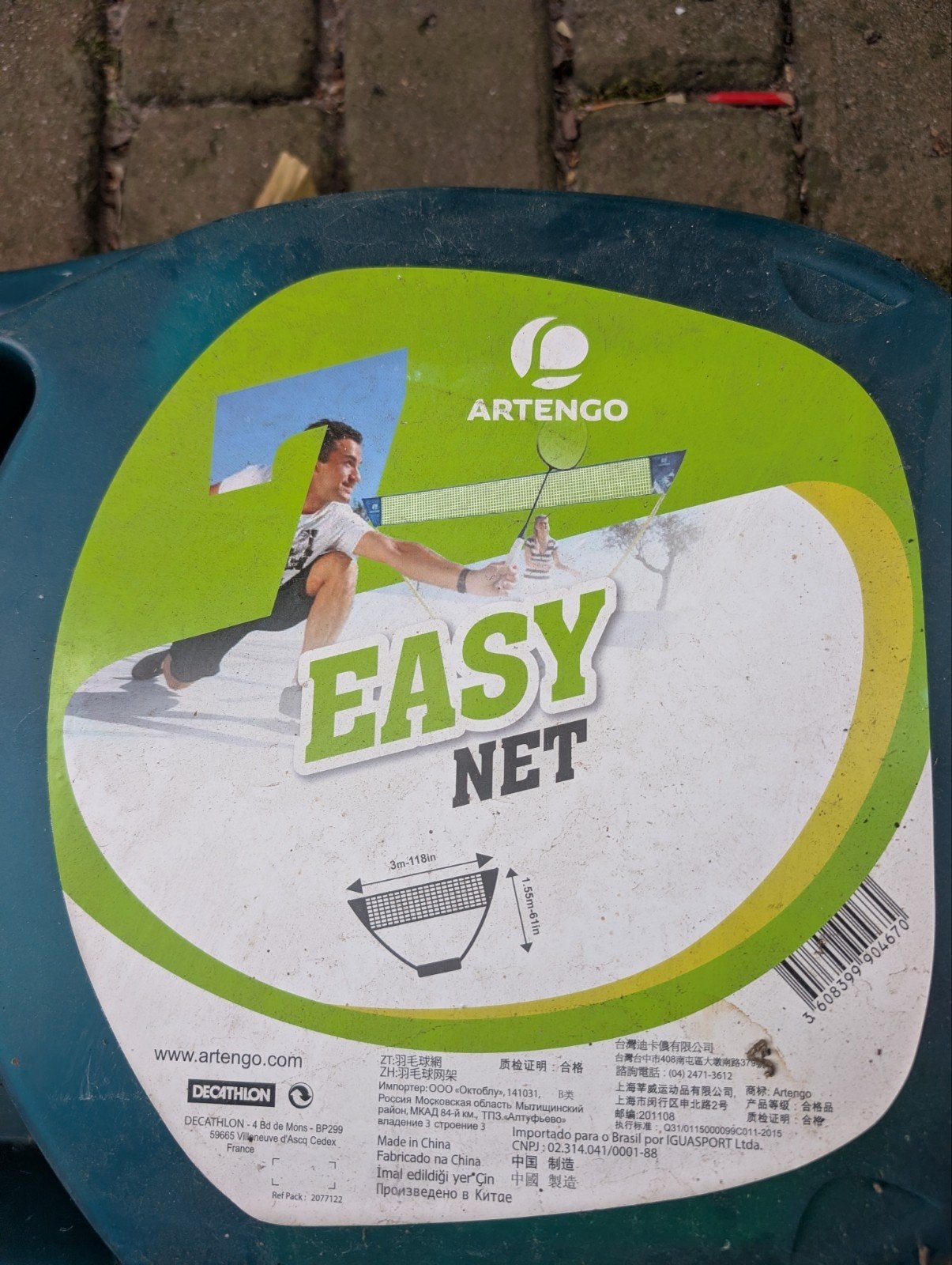 Artengo Easy Net Badminton/Tennis Set, Ophalen of Verzenden, Gebruikt