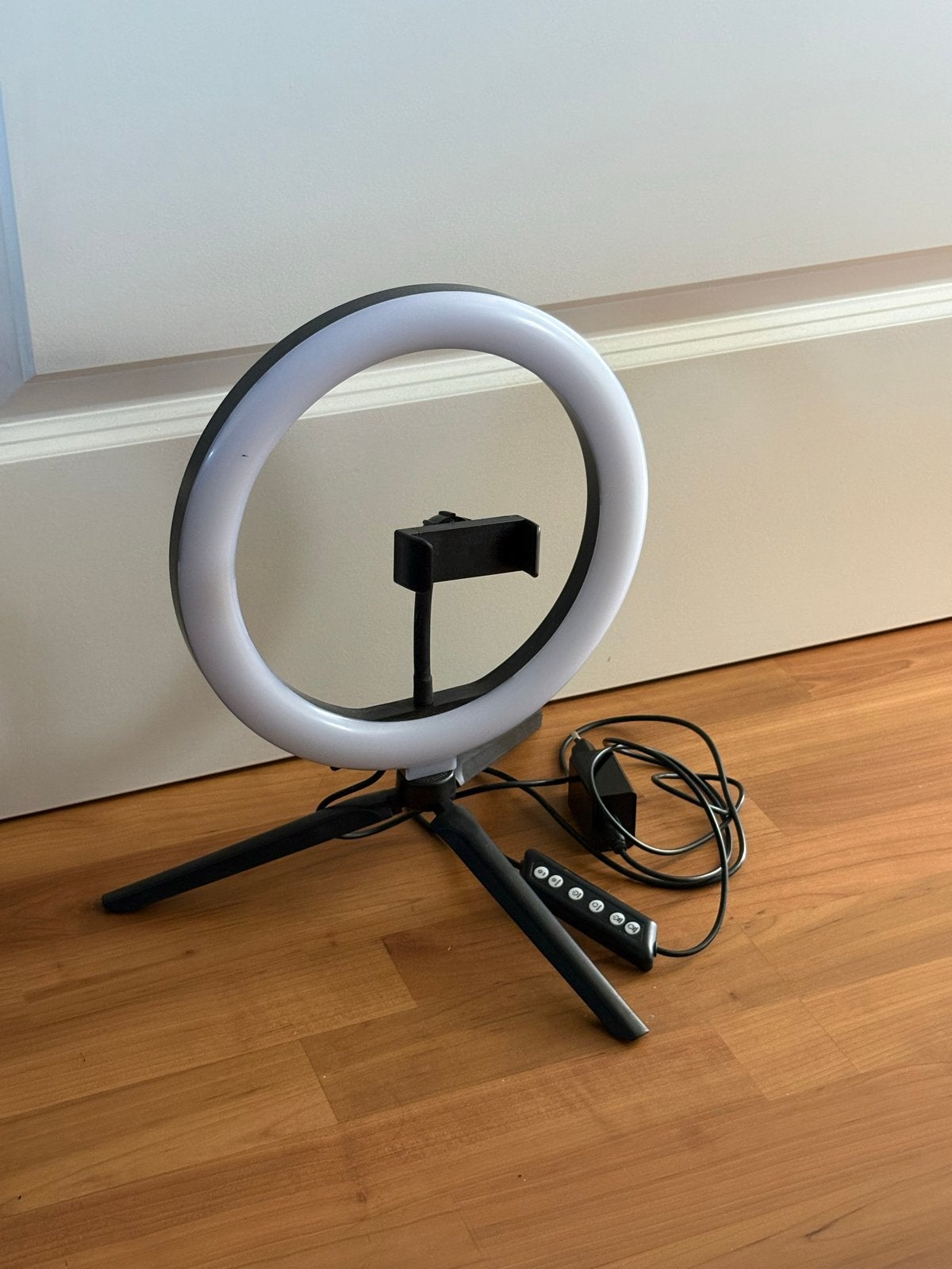 Ringlamp met statief en telefoonhouder, Overige merken, Belichting, Ophalen, Gebruikt