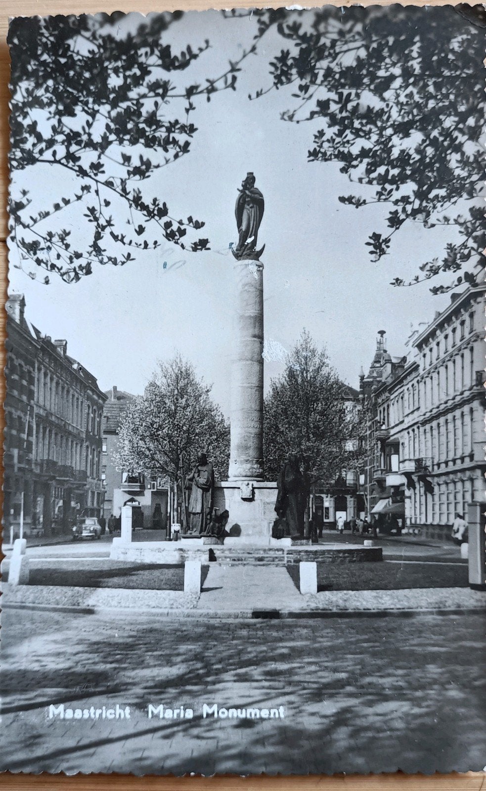 Maastricht. Maria monument 1959, Verzamelen, Verzenden, 1940 tot 1960, Gelopen, Limburg
