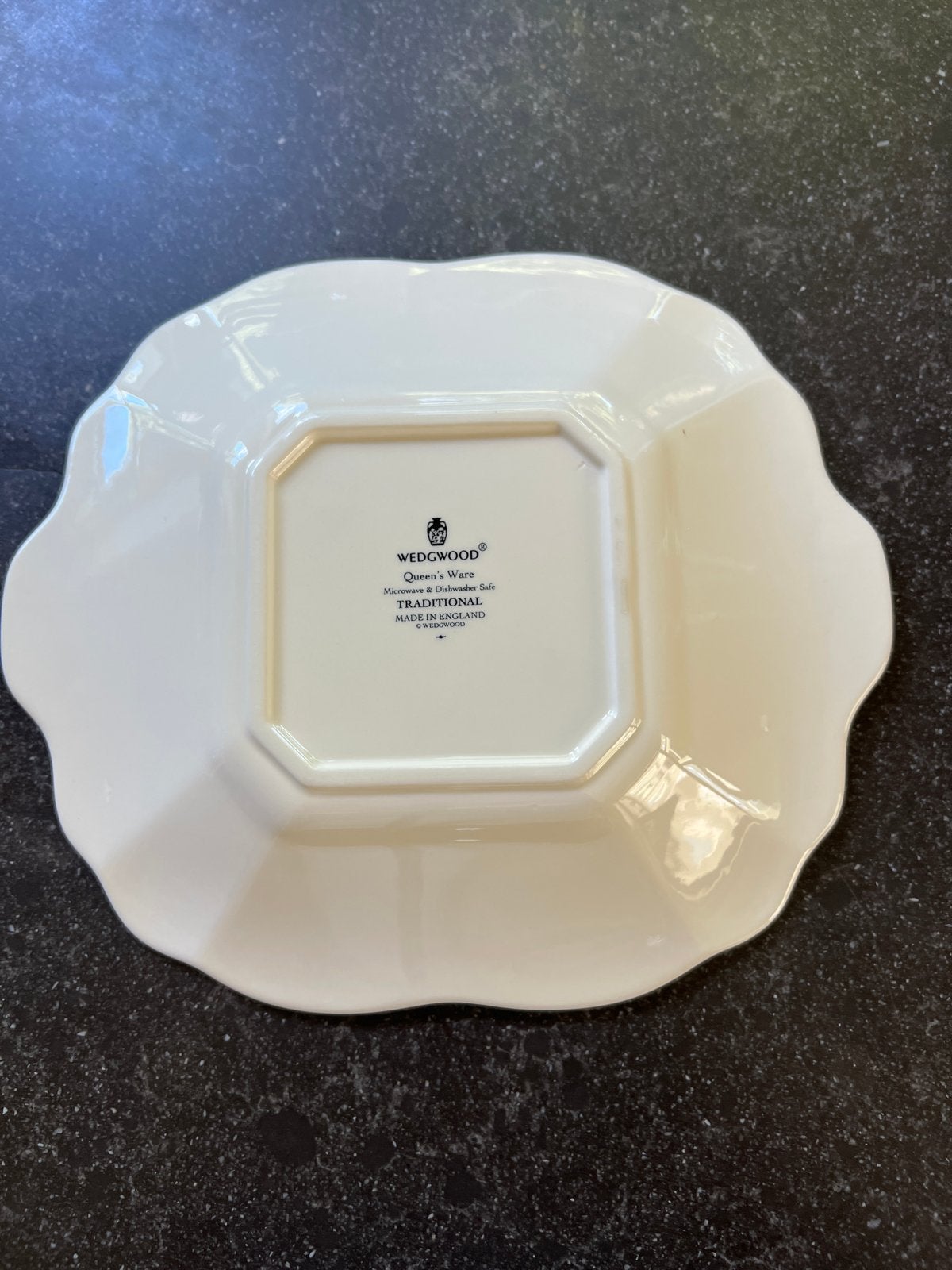 Wedgwood Queen's Ware Traditioneel Vierkant Schoteltje, Ophalen of Verzenden