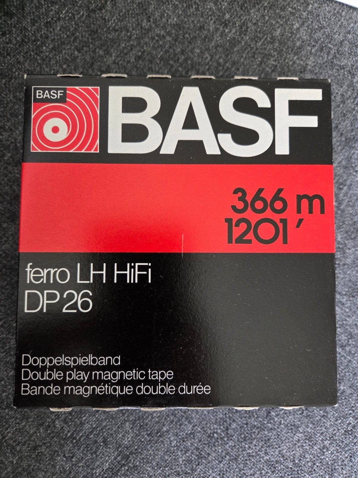 BASF DP 26 Ferro LH HiFi dubbel speelband (3 stuks), Ophalen of Verzenden, Onderdeel, Met banden