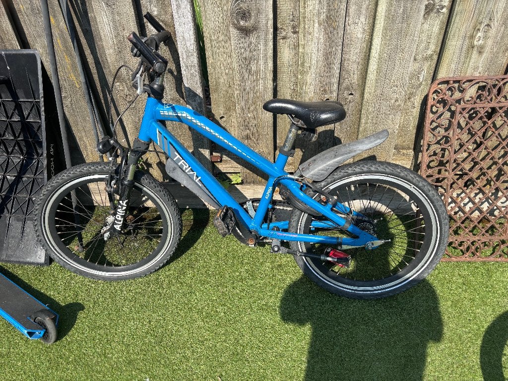 Blauwe Alpina Trial kinderfiets - 20 inch wielen, Ophalen, Terugtraprem, Gebruikt, Alpina