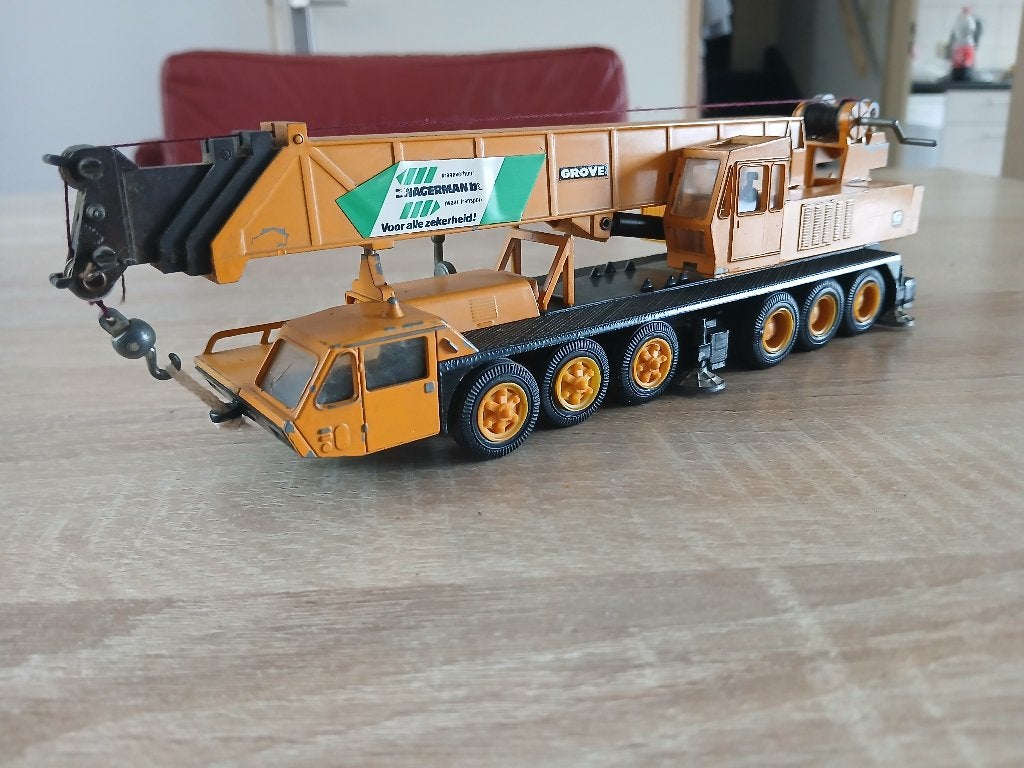 Oude Grove hydro NZG, Ophalen of Verzenden, Gebruikt, Hijskraan, Tractor of Landbouw, NZG
