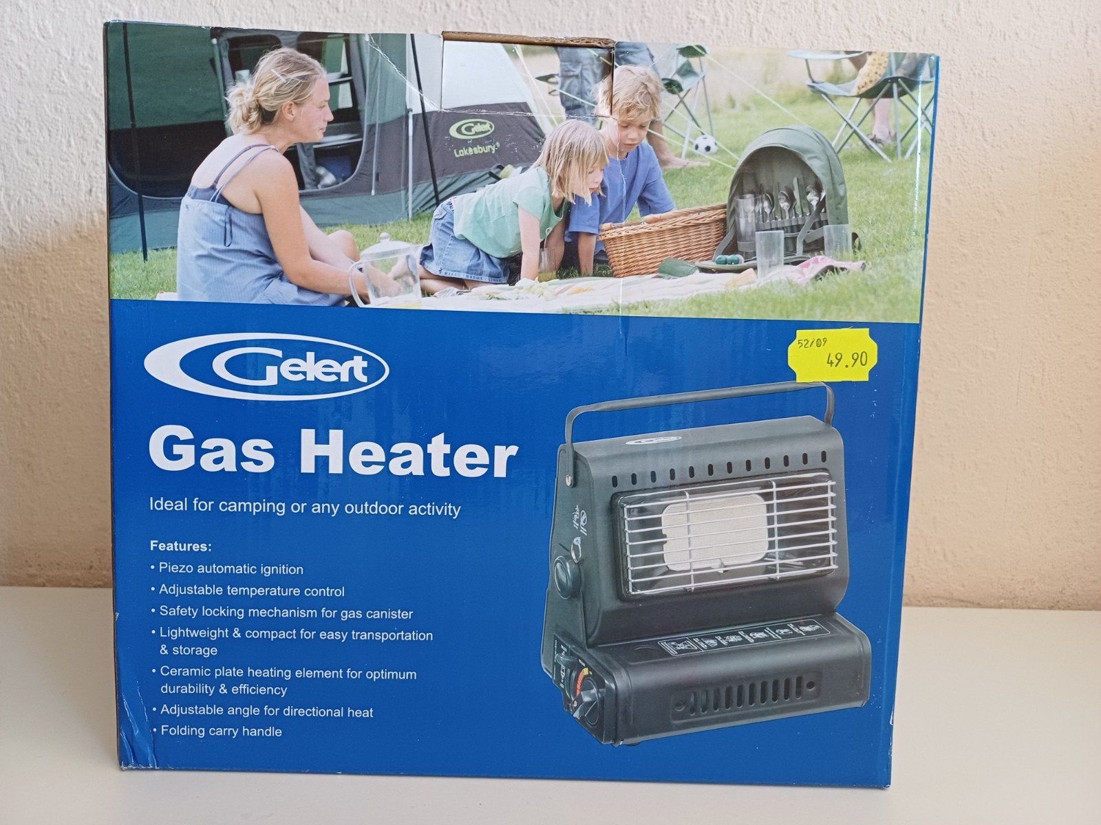 Gelert Gas Heater - Ideaal voor camping, Ophalen of Verzenden, Zo goed als nieuw