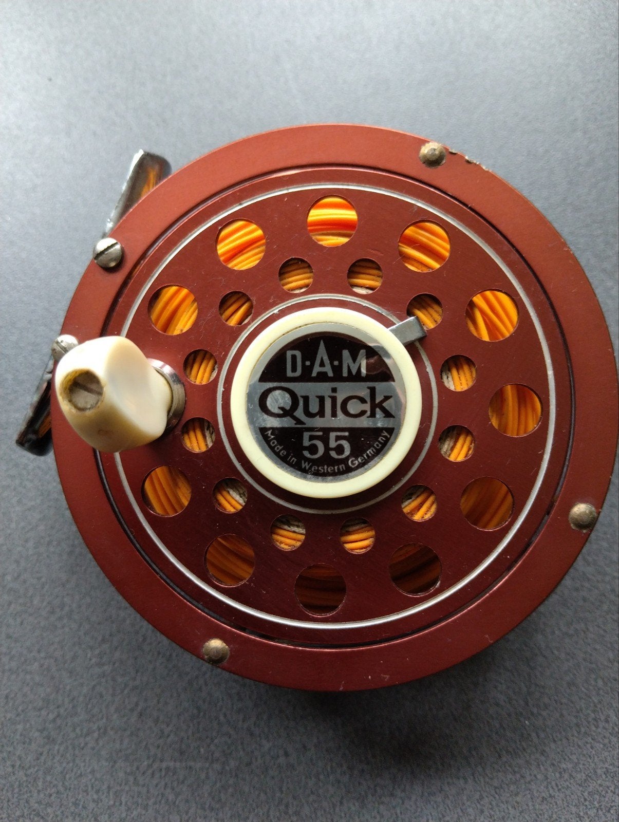 D.A.M Quick 55 Vliegvis Spoel - In goede staat, Ophalen, Gebruikt, Molen