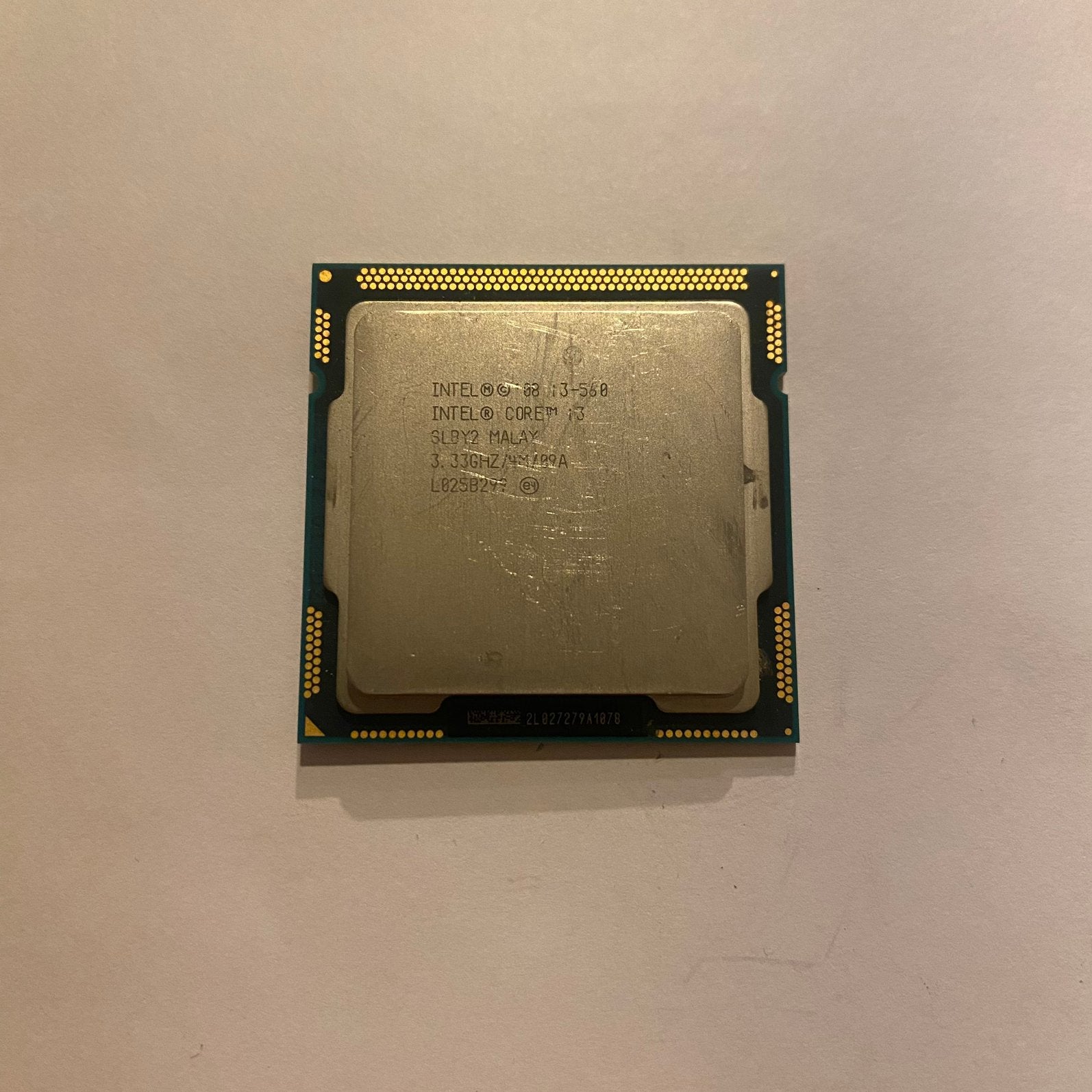 intel Core i3-560 Dual-Core @3,33GHz ( LGA 1156 ), Ophalen of Verzenden, Gebruikt, 2-core, 3 tot 4 Ghz