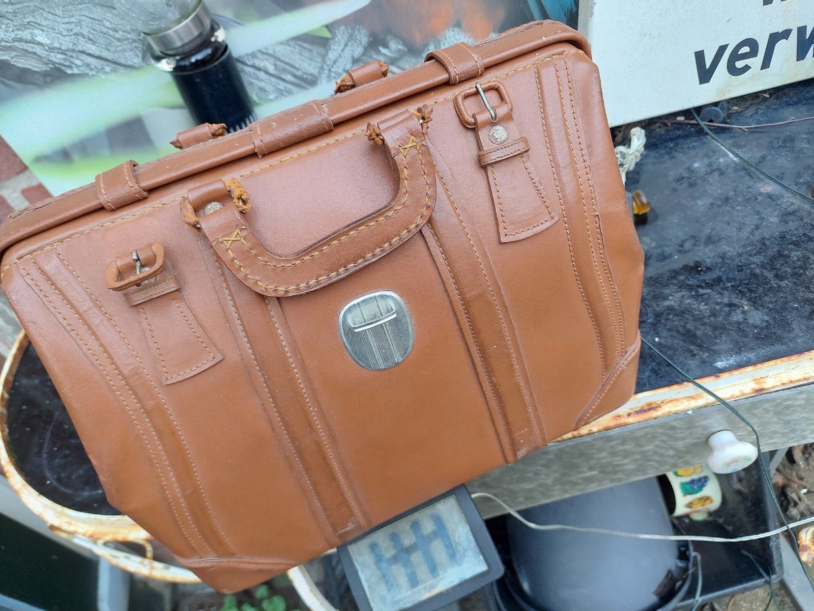 Dokters tas, Ophalen, 40 tot 60 cm, 20 tot 30 cm, Bruin