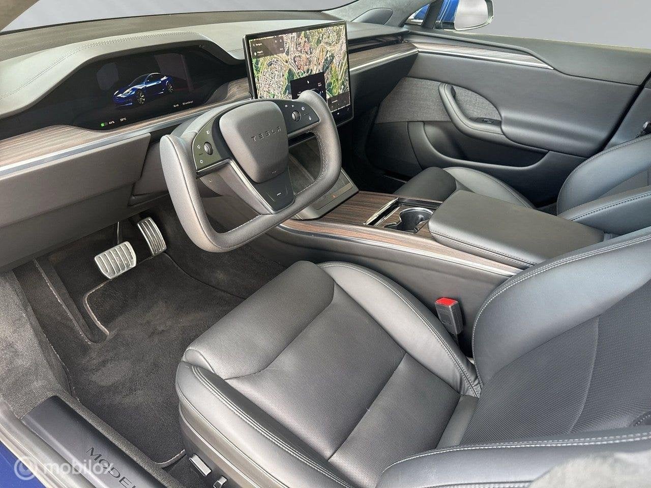 Tesla Model S Long Range HW4, 670pk, HW4, Yoke, Auto's, Tesla, Automaat, Dealer onderhouden, Gebruikt, 2069 kg