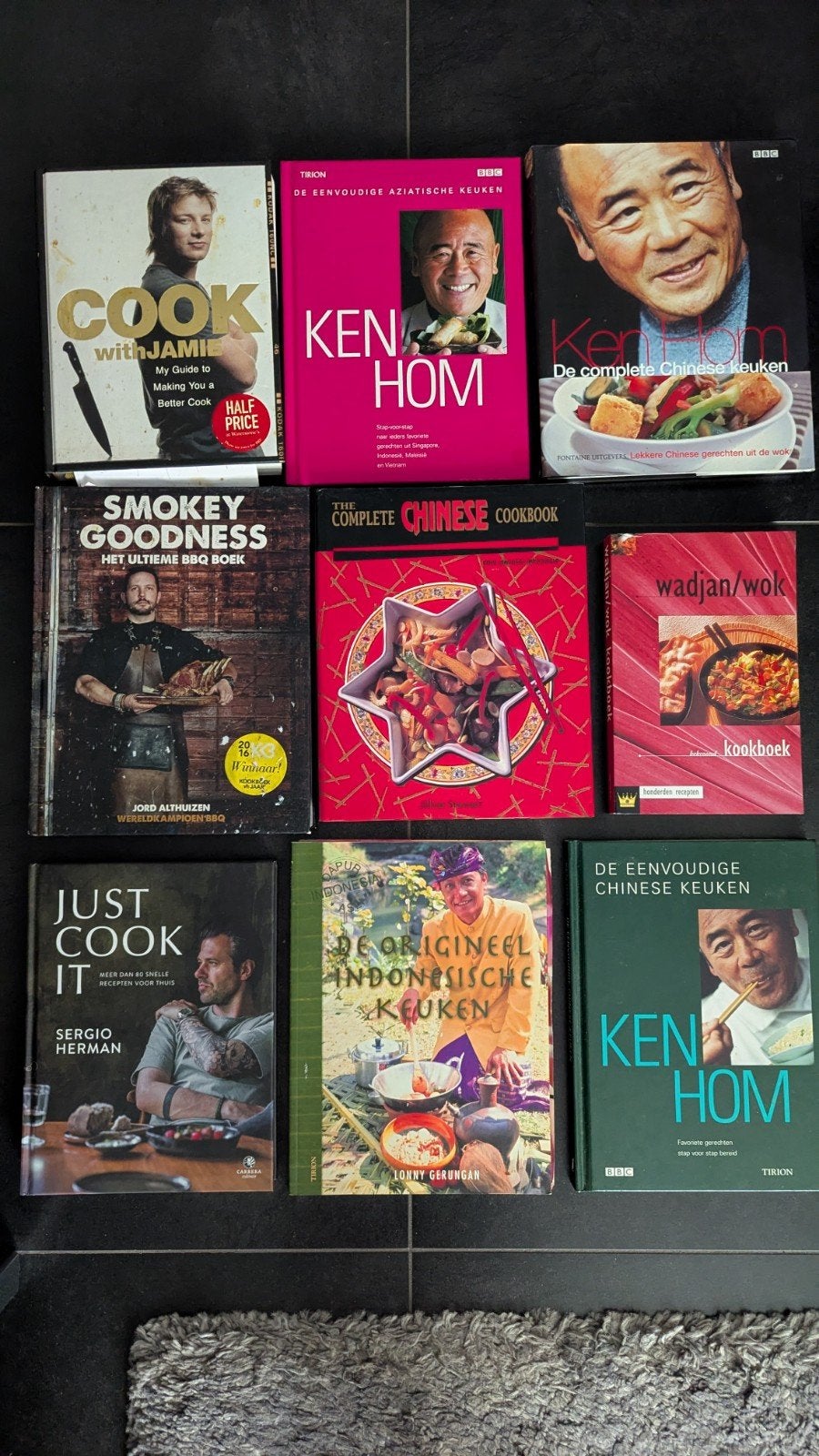 9 kookboeken: BBQ, Aziatisch, Indisch, Jamie Oliver, Jord Althuizen, Sergio Herman, Lonny, Ken Hom, Jamie Oliver, Azië en Oosters