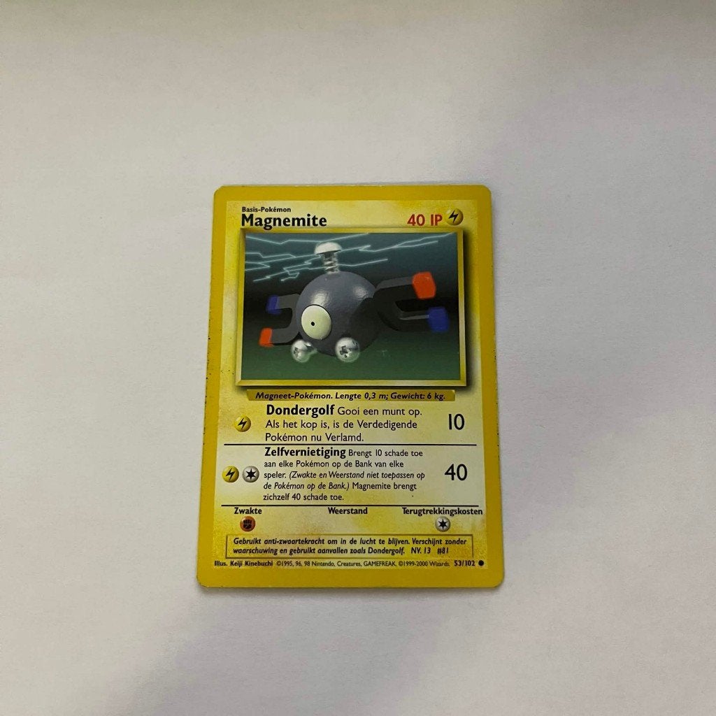 Magnemite 53 | Pokemon kaarten, Ophalen of Verzenden, Zo goed als nieuw, Losse kaart