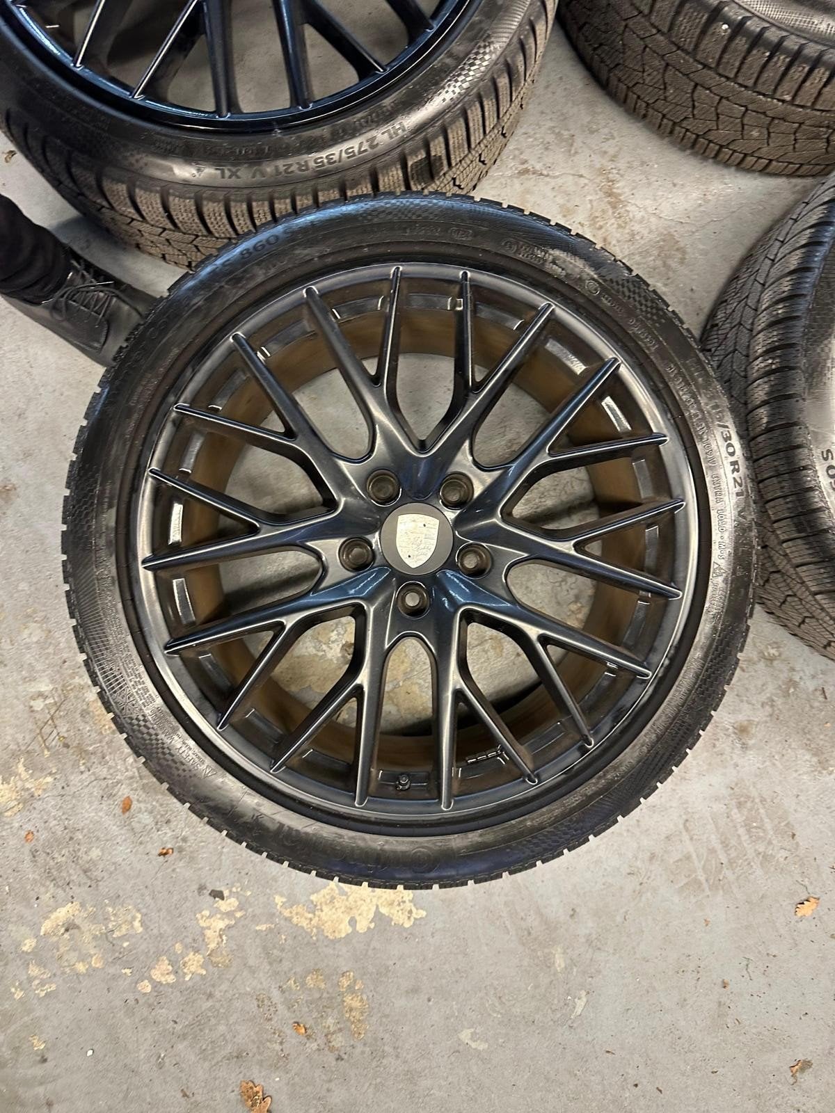 Porsche Panamera SPORT DESIGN 21 inch Winterset Continental, Ophalen, Gebruikt, Porsche