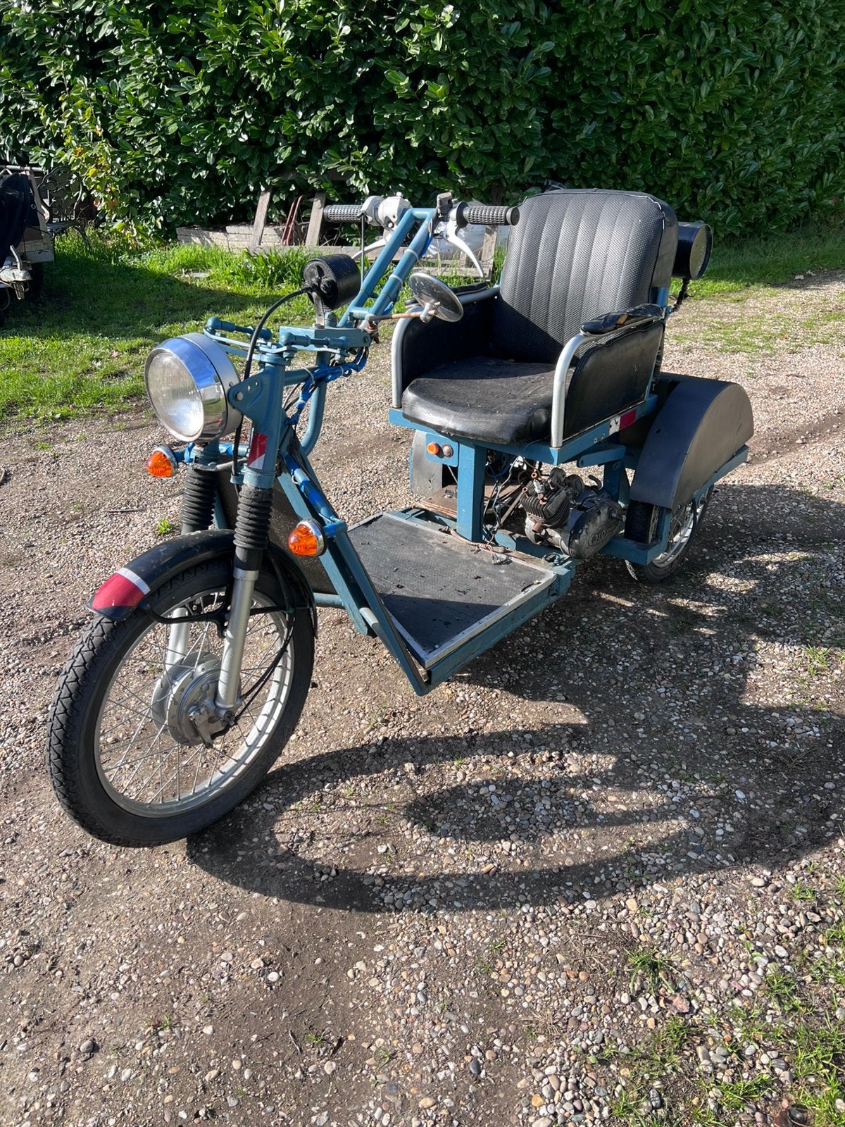Oldtimer brom 3 wieler, Ophalen, Gebruikt, Blok, Overige merken
