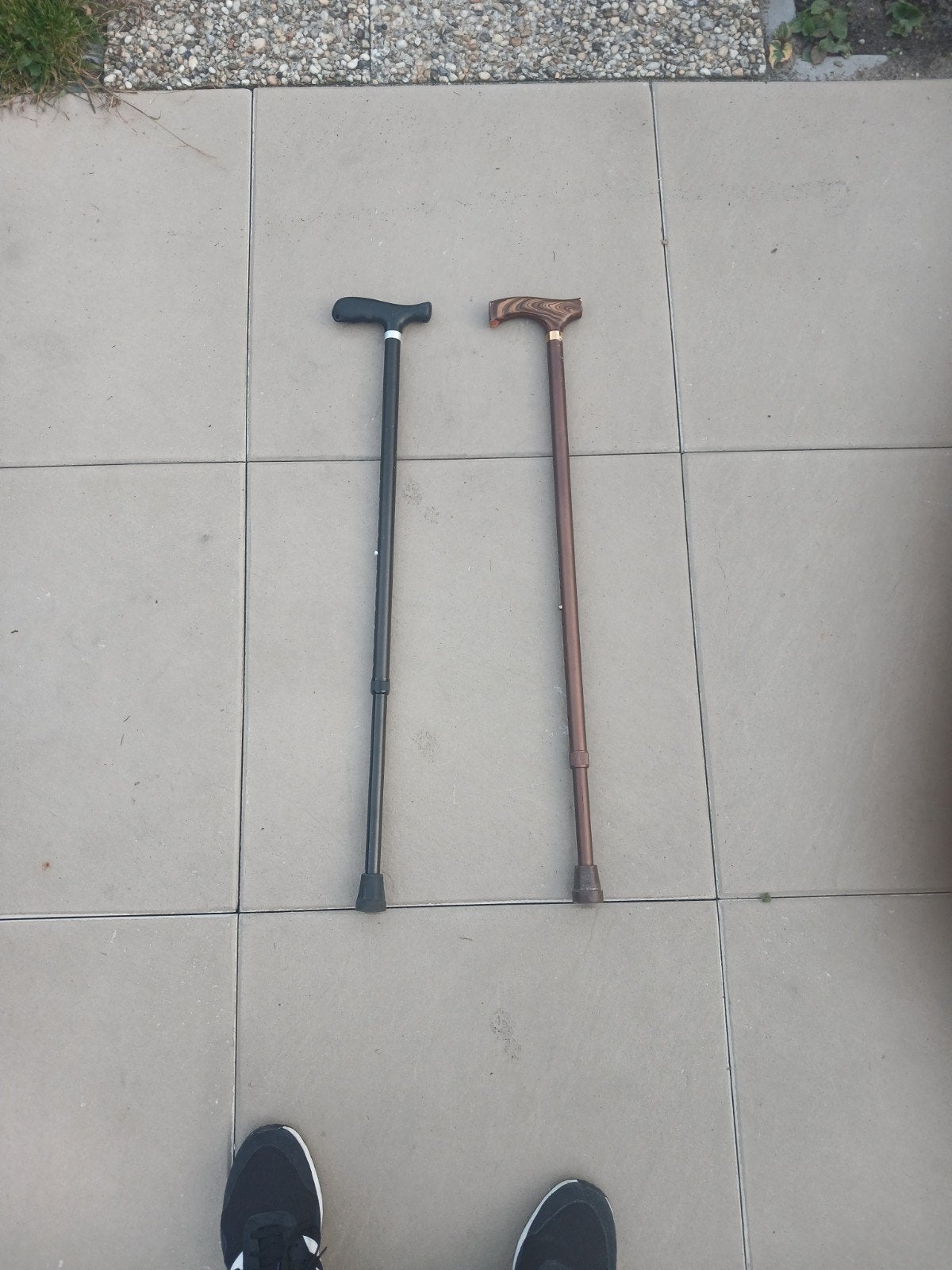 2 wandelstokken, Ophalen of Verzenden, Verstelbaar, Gebruikt