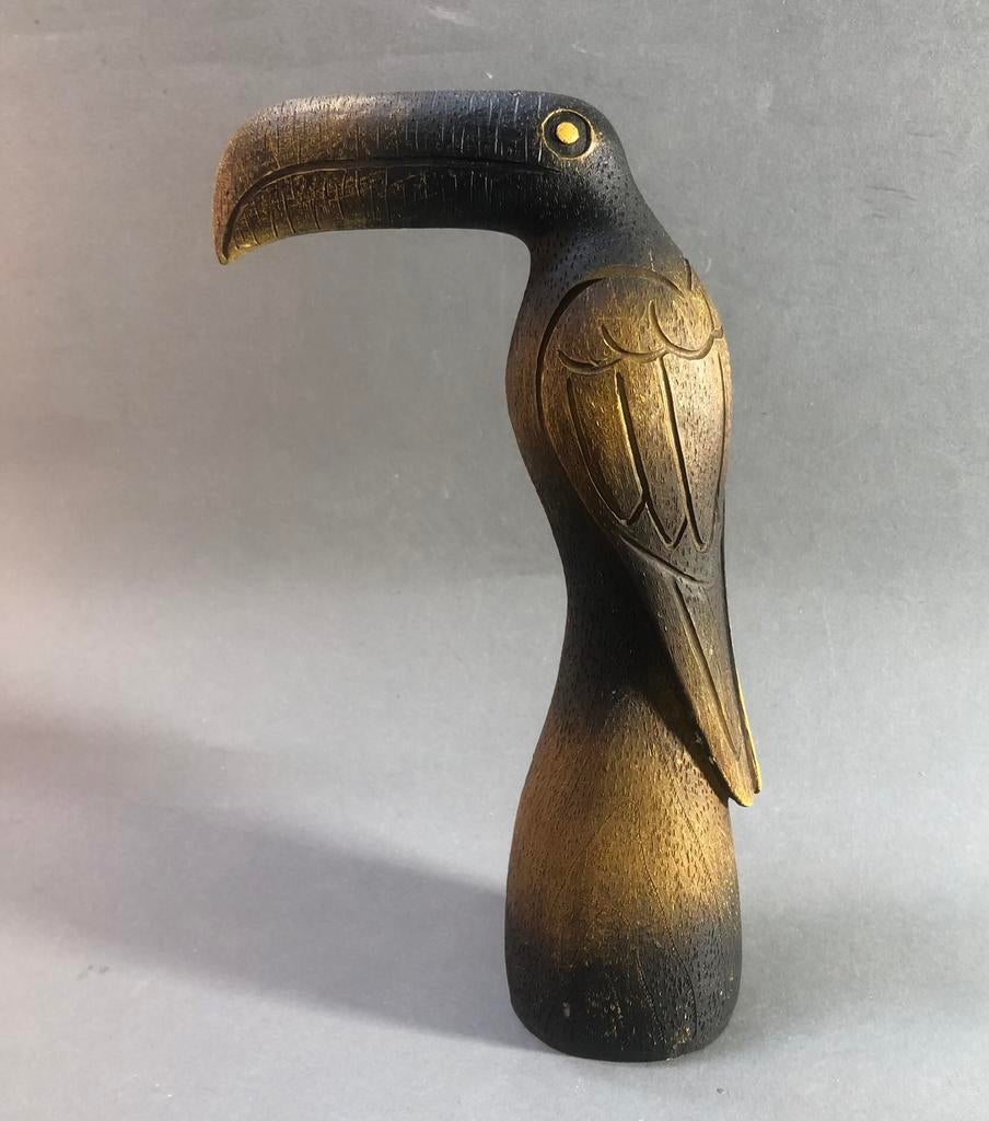 Decoratieve toekan, bruin zwart, Ophalen of Verzenden