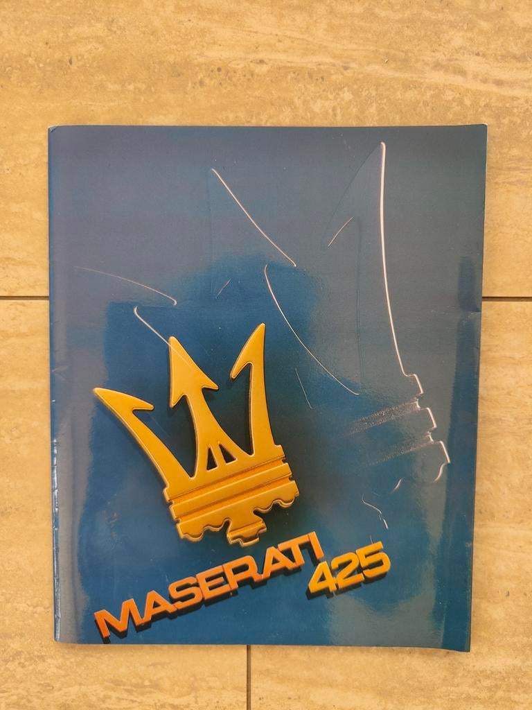 Vintage Maserati auto folder., Ophalen of Verzenden, Overige merken