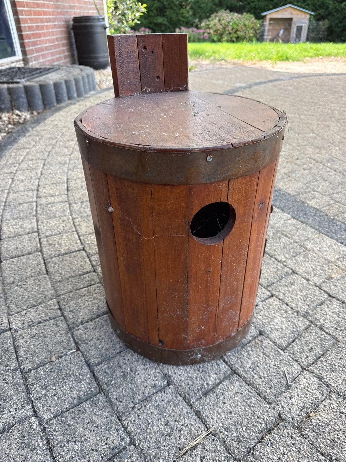 Valkparkiet of halsband parkiet, Ophalen of Verzenden, Hout, Broedkooi of Kweekkooi