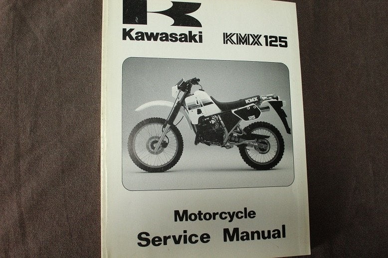 Kawasaki KMX125 1986 -1995 motorcycle service manual KMX 125, Ophalen of Verzenden, Kawasaki