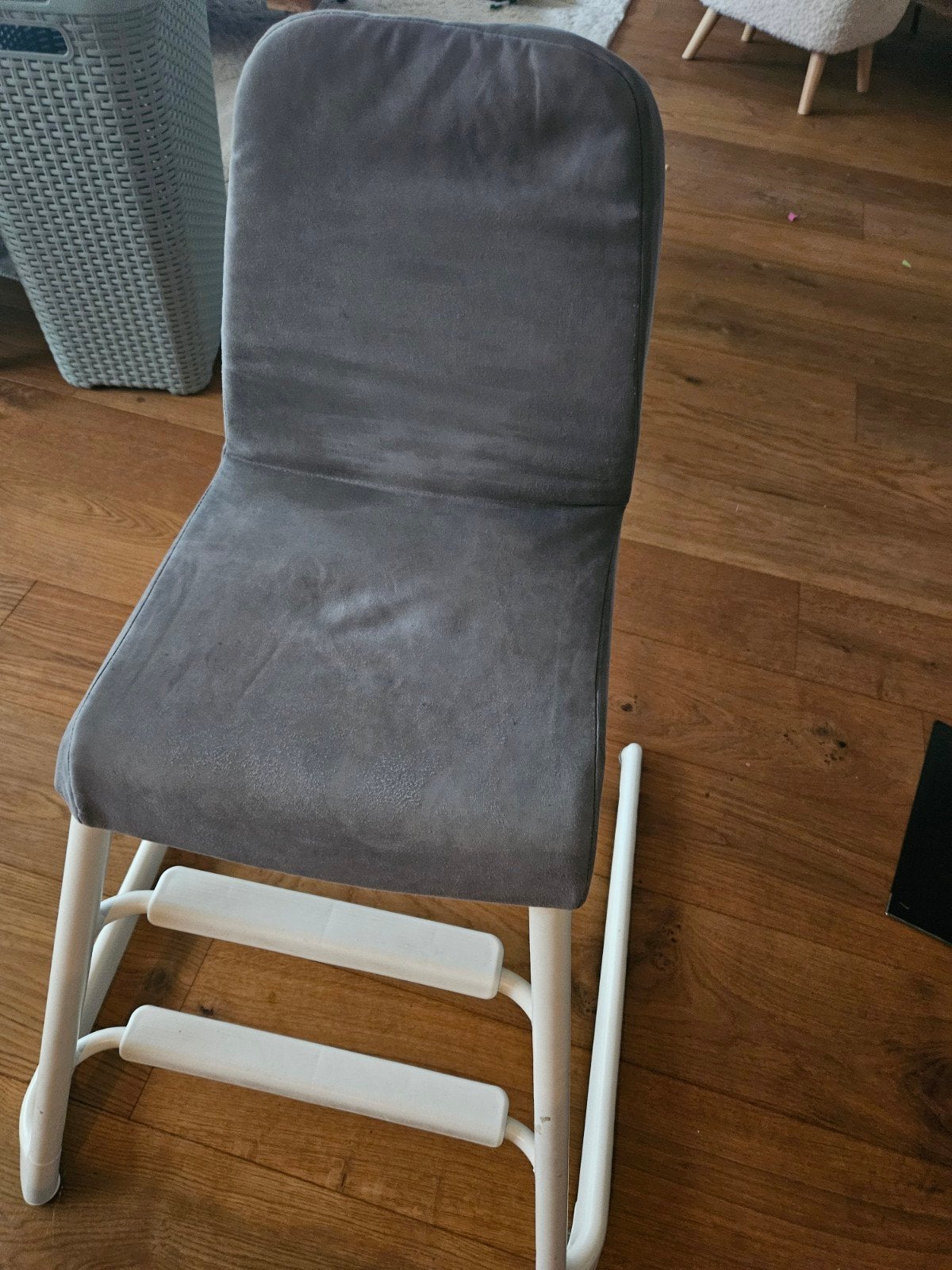 Ikea kinderstoel met afneembaar grijs kussen, Ophalen, Gebruikt, Overige typen, Stoelverkleiner