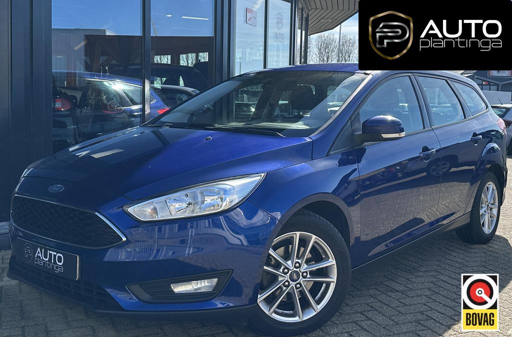 Ford Focus Wagon 1.0 Lease Edition 125PK | Cruise Control |, Auto's, Gebruikt, Euro 6, Blauw, Handgeschakeld