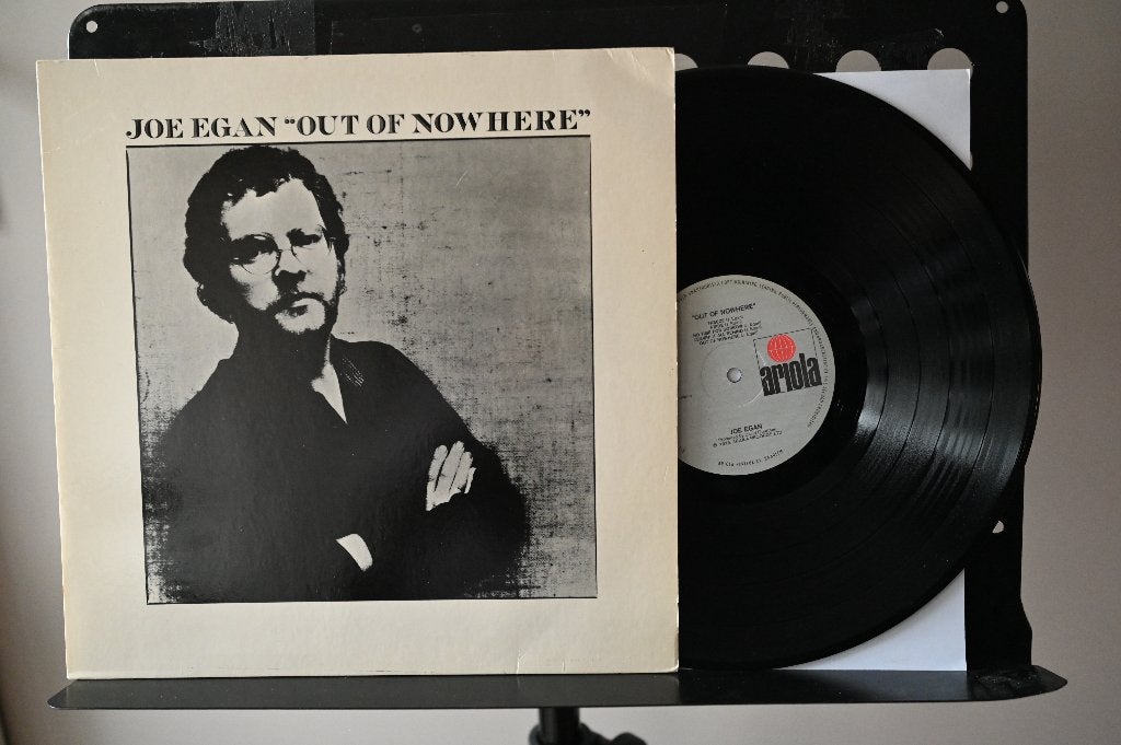 LP 1979 Joe Egan      Out of nowhere, LP, Ophalen of Verzenden, Zo goed als nieuw, Beschermende buitenhoes