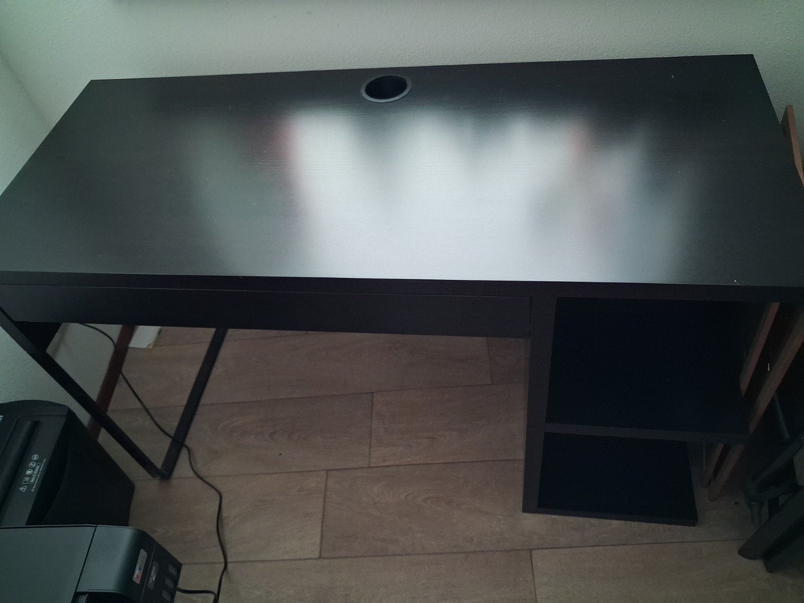 Bureau met burreastoel en lamp, Huis en Inrichting, Bureaus, Ophalen of Verzenden