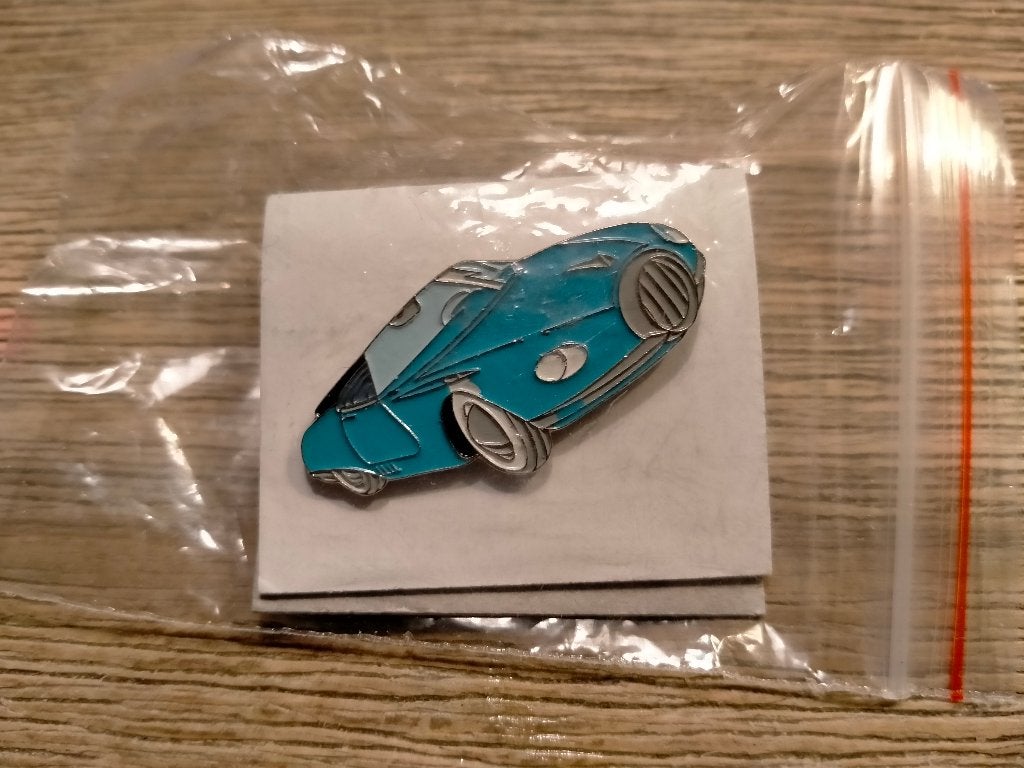 Robbedoes auto Turbot-Rhino Atlas Uitgeverij strip pin, Verzenden, Zo goed als nieuw, Overige onderwerpen
