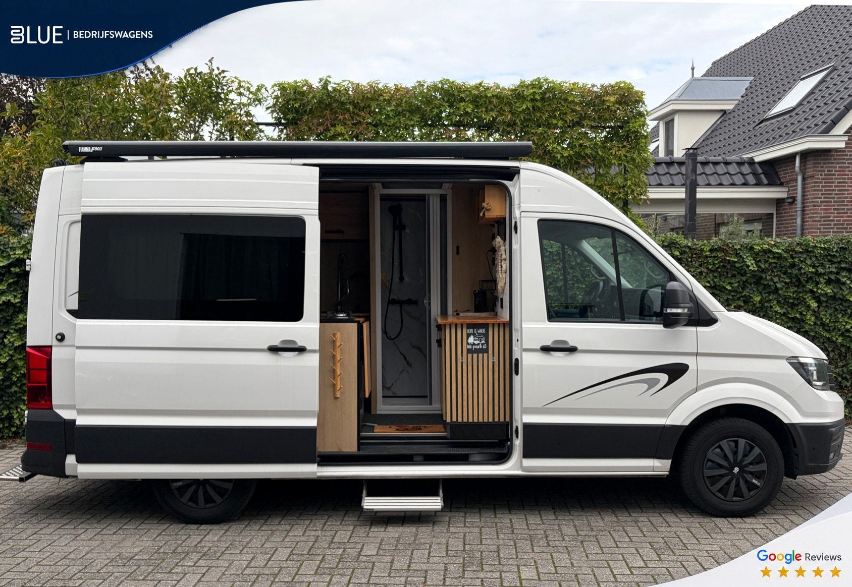 Volkswagen Crafter Camper met nieuw interieur! Euro6 Off-Gri, Buscamper of Camperbus, Info@bluebedrijfswagens.nl, Volkswagen, Bedrijf
