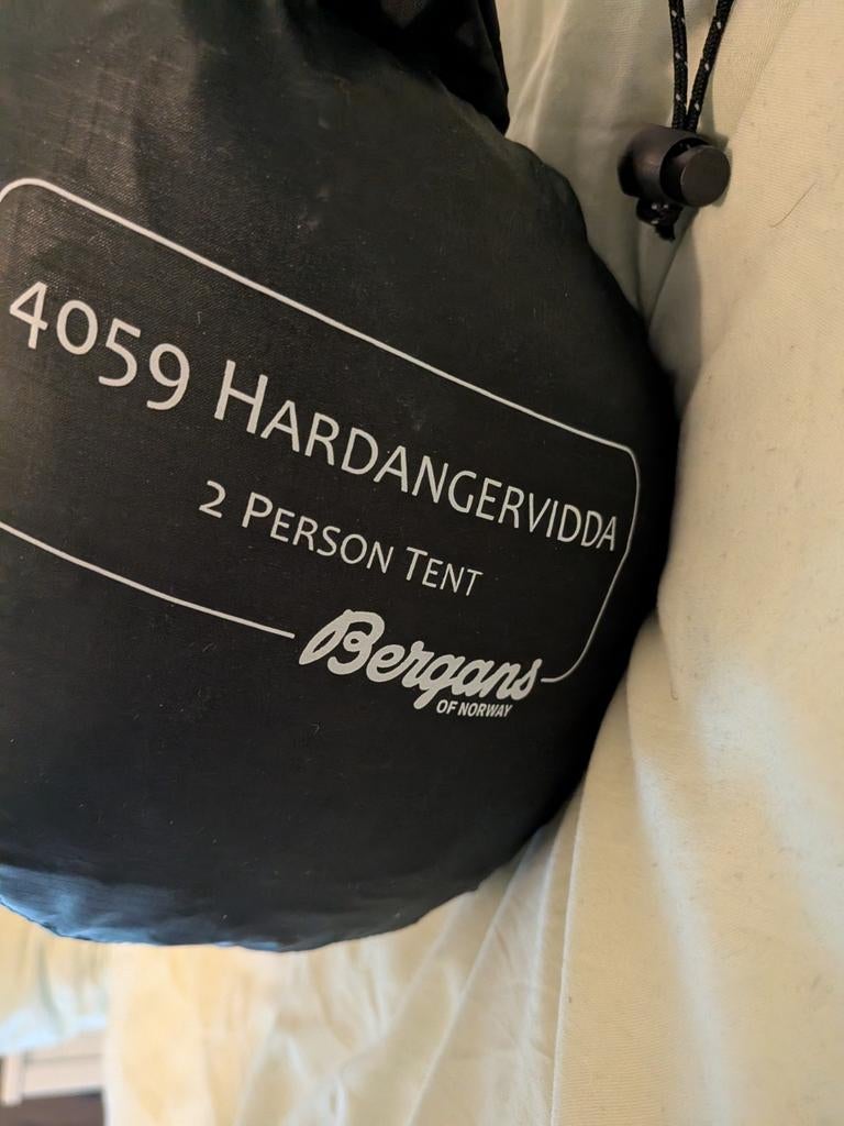 Nieuwe Bergans 2p tunneltent Hardangervidda, Caravans en Kamperen, Tenten, Ophalen of Verzenden