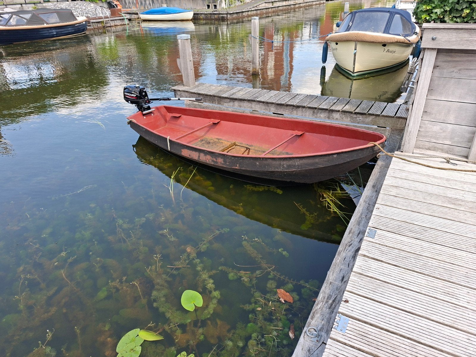 Oerdegelijke stalen vlet 390cm, Watersport en Boten, Ophalen of Verzenden, Gebruikt