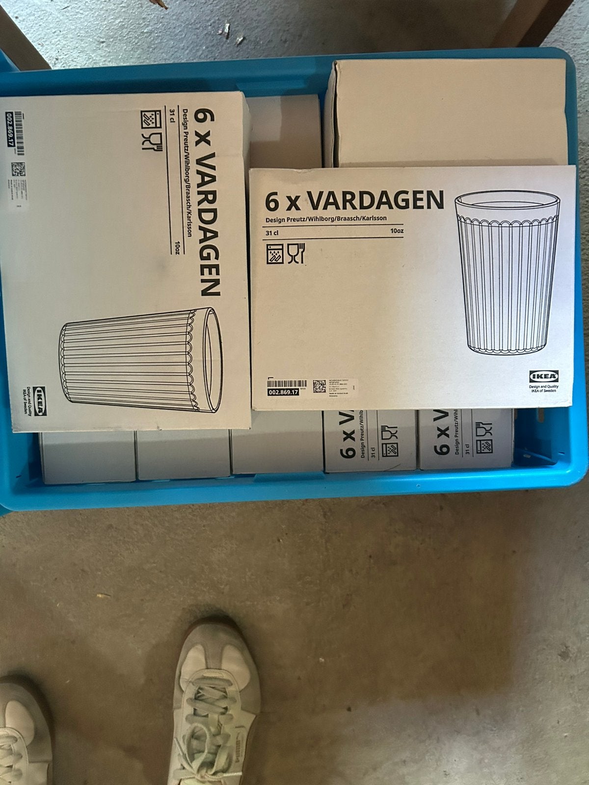 Waterglazen 84 stuks Ikea, Minder dan 60 m³, Ophalen of Verzenden, Zo goed als nieuw, Mobiele airco
