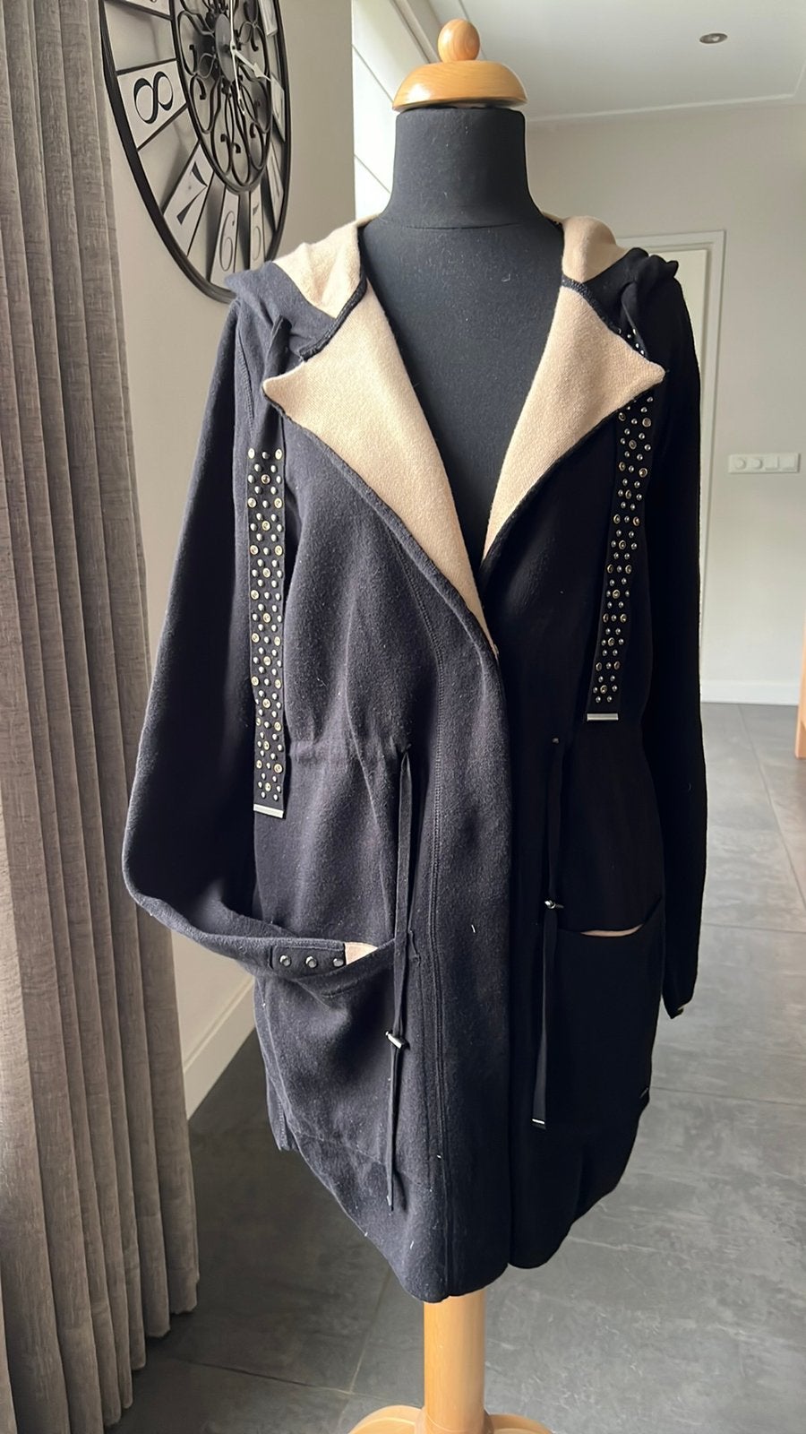 Monari dames vest dubbel zijdig, Ophalen of Verzenden, Zo goed als nieuw, Maat 38/40 (M), Zwart