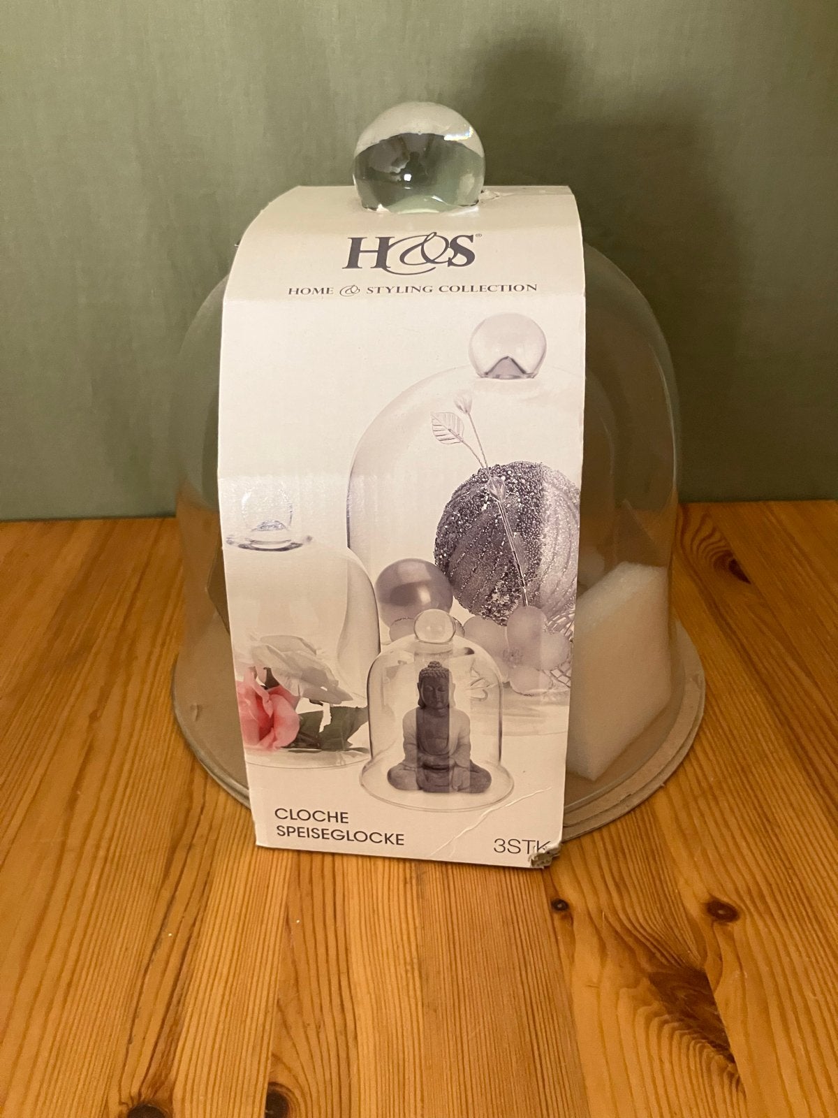 Glazen Cloche / Speiseglocke - Diameter 22,5 cm, Onbekend, Ophalen of Verzenden, Zo goed als nieuw, Onbekend