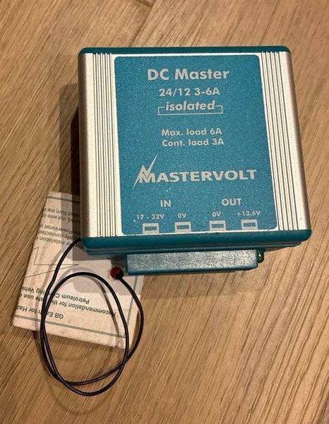 Mastervolt DC Master 24/12 3-6A Geïsoleerde Omvormer, Ophalen of Verzenden, Zo goed als nieuw
