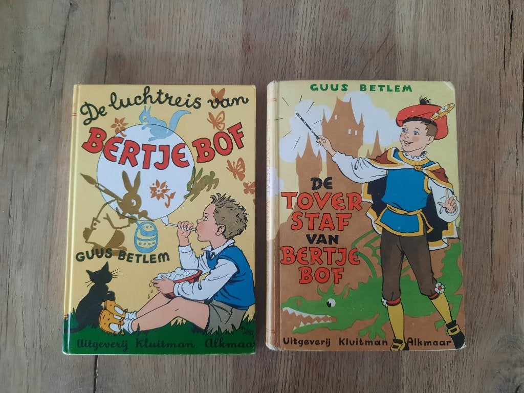 Bertje bof de luchtreis /bertje bof de toverstaf guus betlem, Boeken, Ophalen of Verzenden, Gelezen, Fictie algemeen