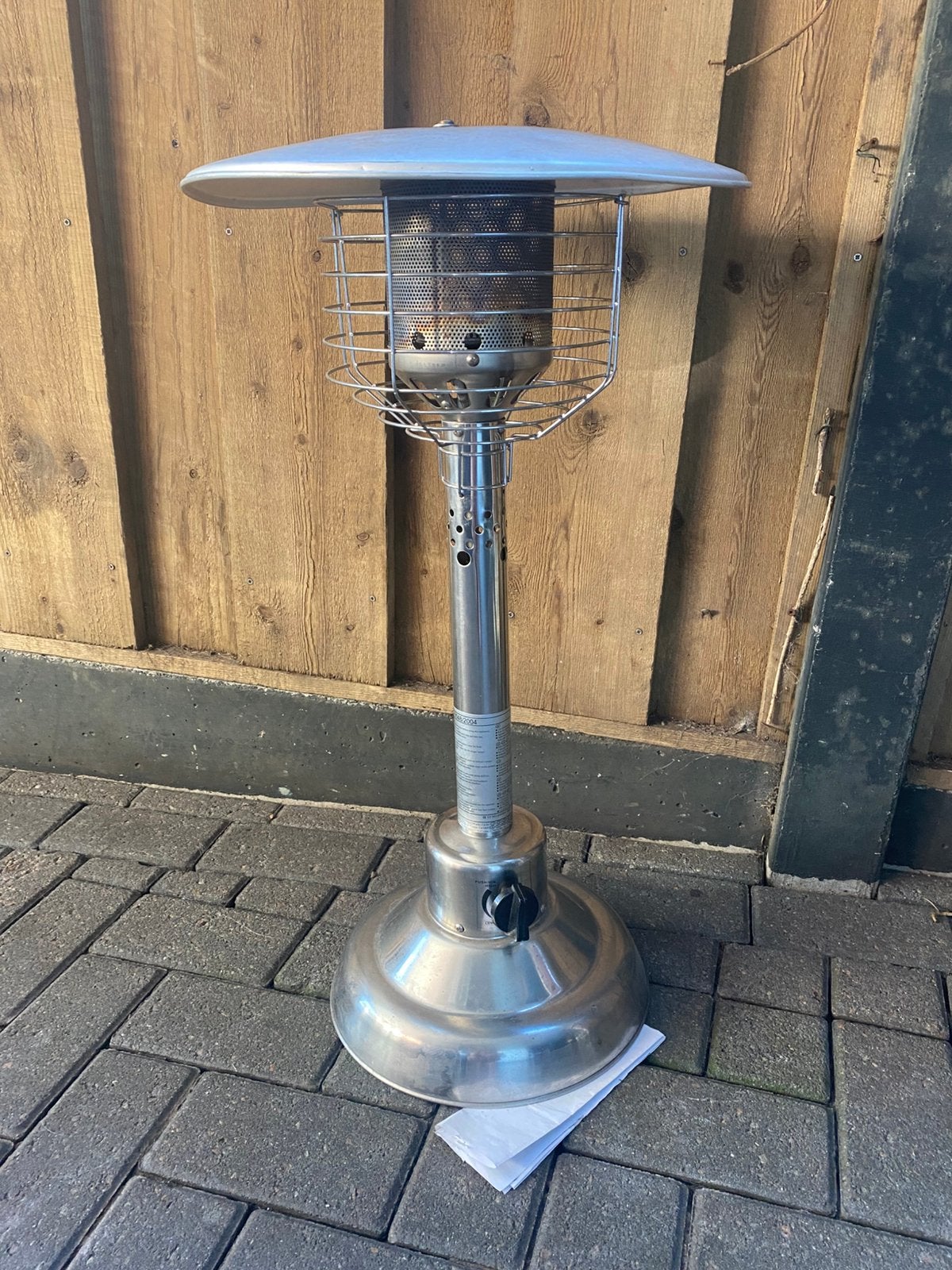 Compacte terrasverwarmer, Tuin en Terras, Ophalen, Gebruikt, Gas, Vloer