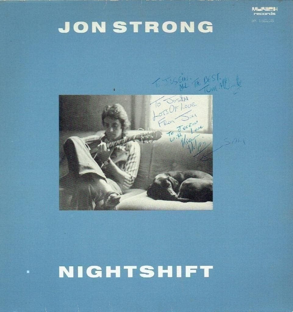 Jon Strong – Nightshift  (gesigneerd), Ophalen of Verzenden, Zo goed als nieuw, 12 inch, Poprock
