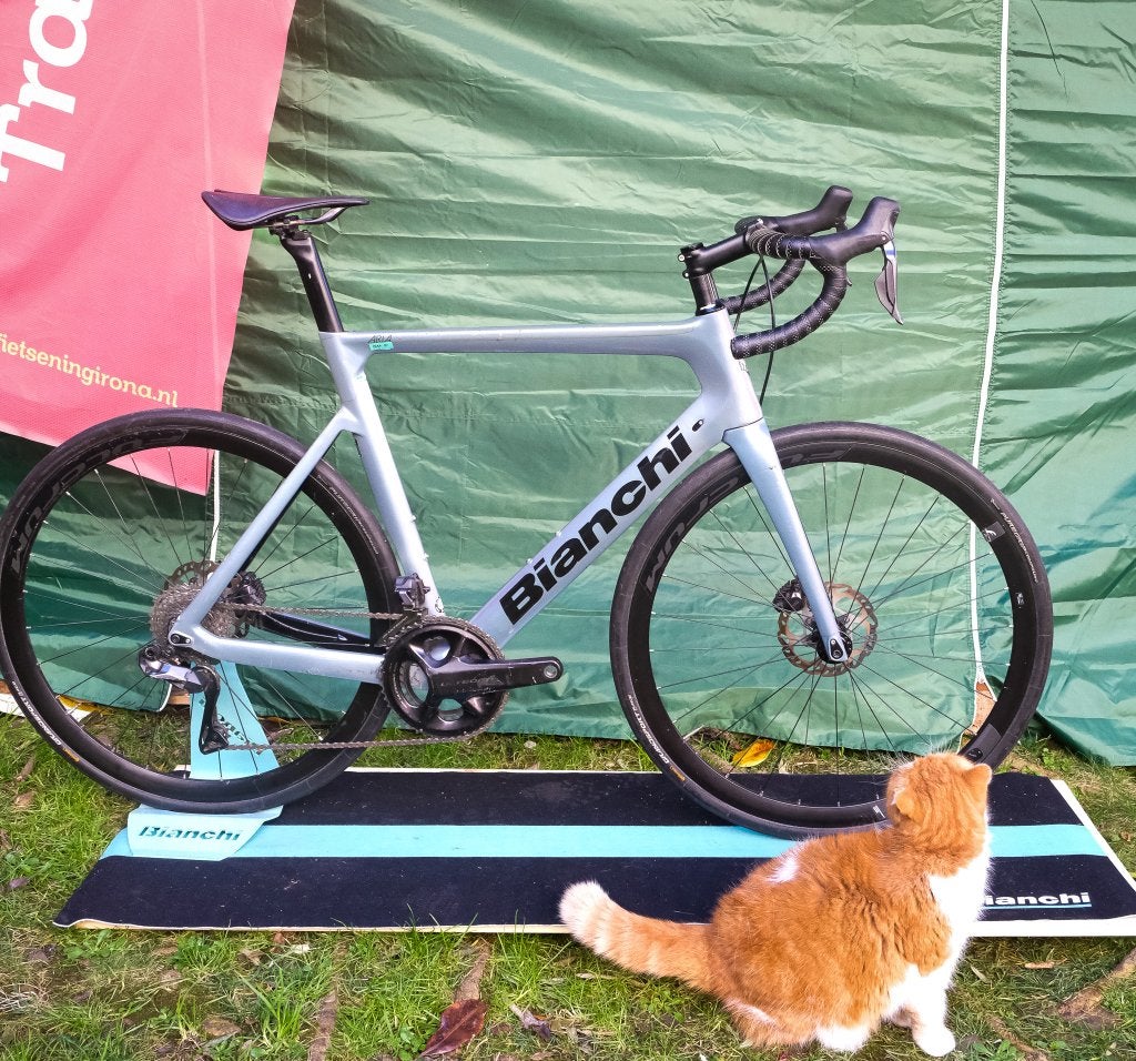 Bianchi Aria 59 Shimano Ultegra Di2 12S, 28 inch, Gebruikt, Carbon, Heren