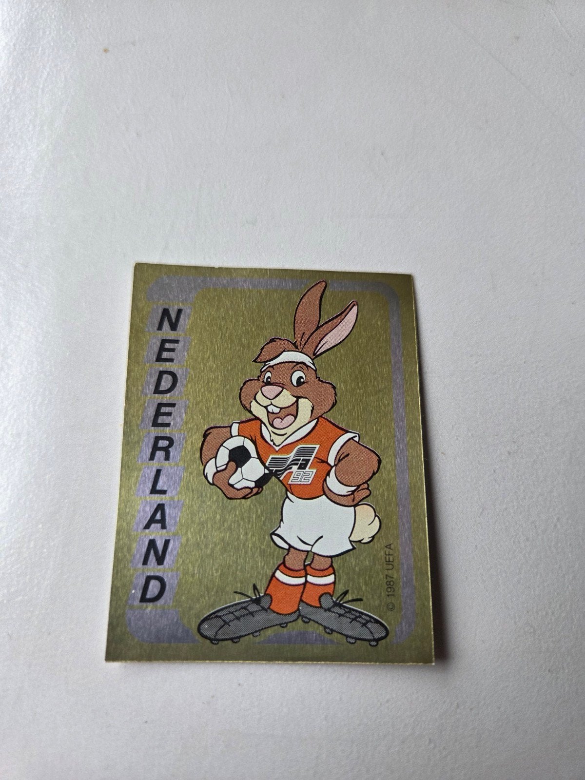 Panini EK 92, Ophalen of Verzenden, Zo goed als nieuw, Sticker