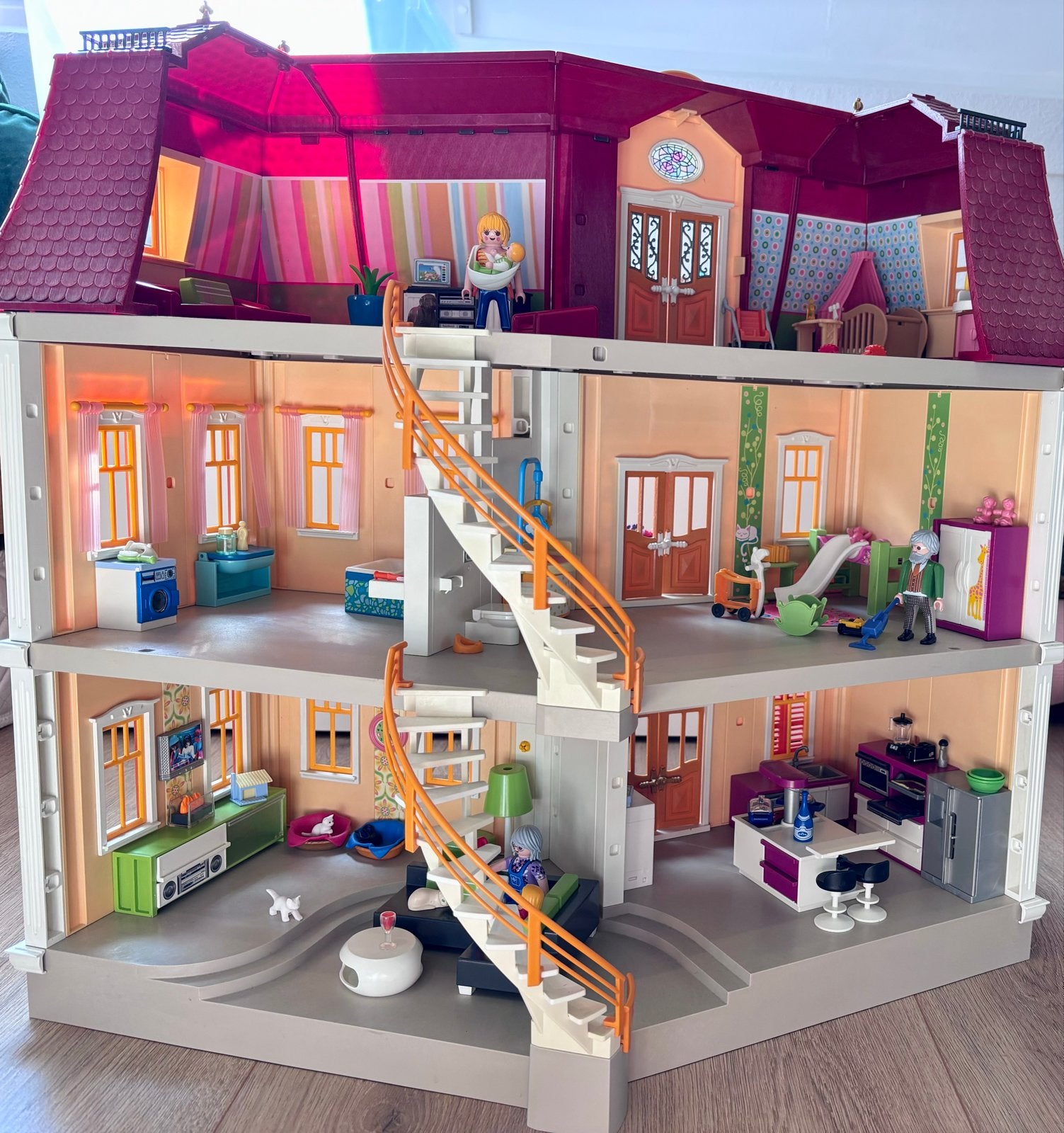 Playmobil Huis 5302 met complete inrichting, Ophalen, Gebruikt, Poppenhuis