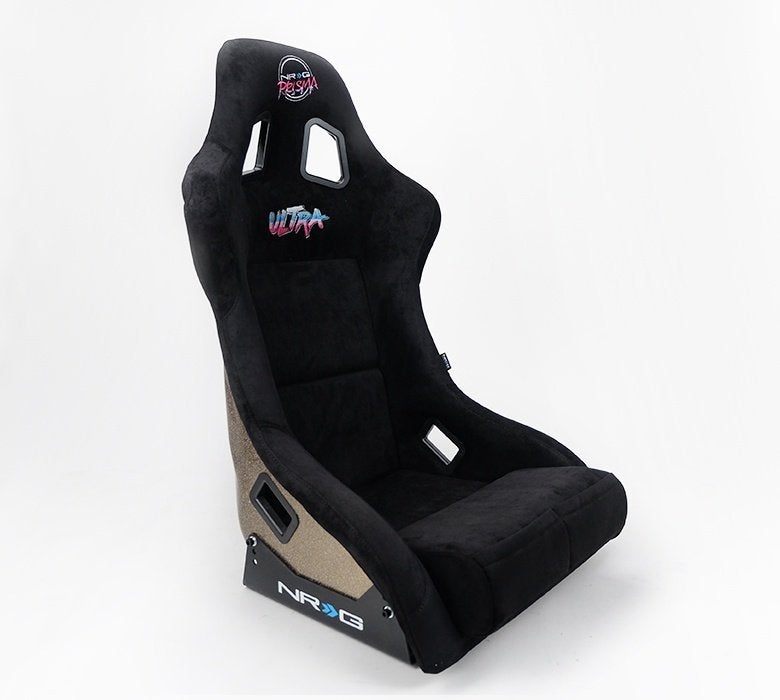 NRG Prisma Ultra Alcantara Zwart Kuipstoel Sportstoel, Ophalen of Verzenden