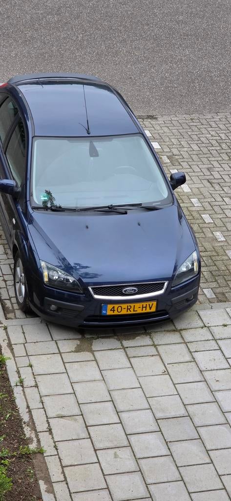 Ford Focus 1.6 74KW 5D 2005 Blauw 217.000 kmNieuwe APK 2027, Auto's, Voorwielaandrijving, 1596 cc, 15 km/l, 4 cilinders