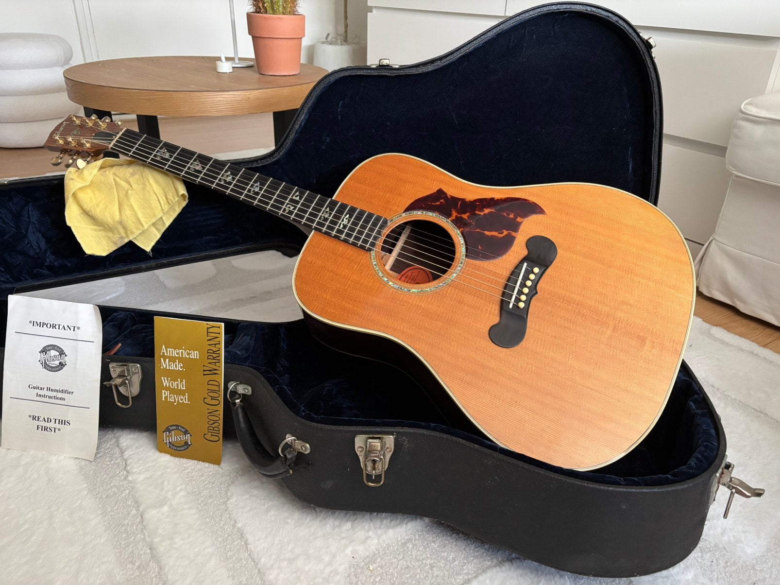 Gibson CL40 ARTIST acoustische gitaar met electr element, Ophalen, Gebruikt, Western- of Steelstringgitaar, Met koffer