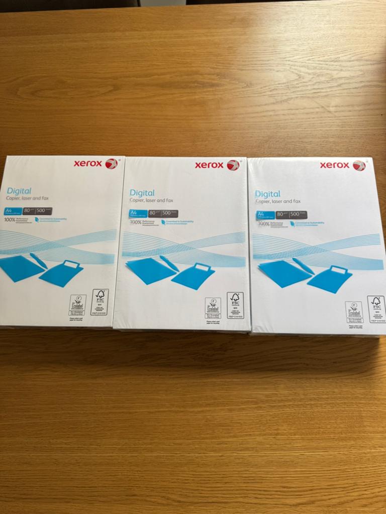 Xerox digital Kopieerpapier 3 pakken. 500 vellen per pak, Ophalen, Nieuw